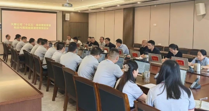 鮑斌聽(tīng)取天麓公司“十五五”綜合規(guī)劃...